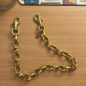 Coach Signature Link Chain Bag Strap